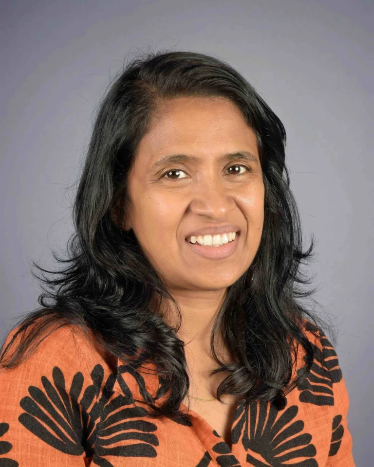 Ms. Soranji Soranji, teacher at Rock Spring Children's Center in Bethesda